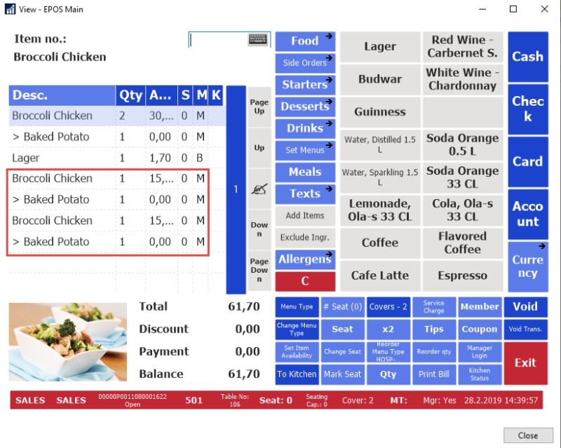 How to: Reorder Journal Line in POS