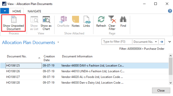 How to: Create Purchase, Transfer, and Sales Orders from Allocation ...